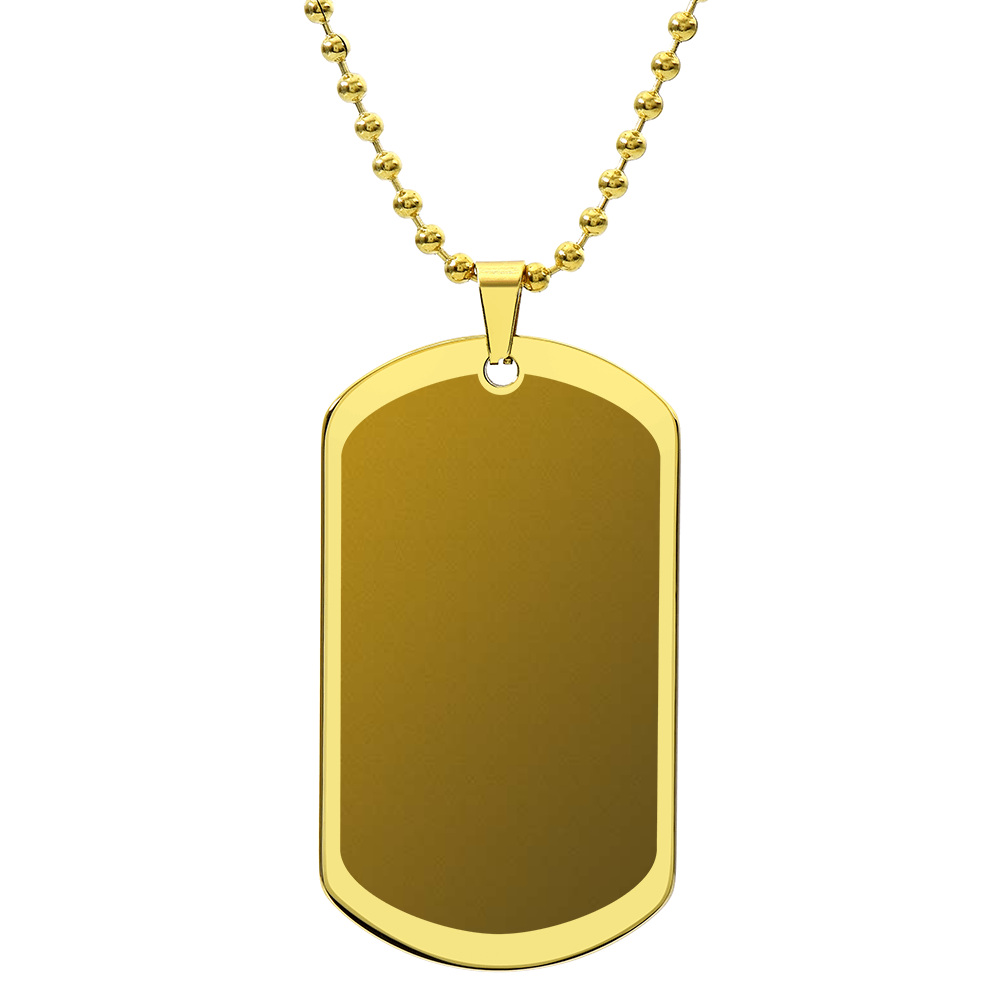 Dog Tag Necklace - Engraved
