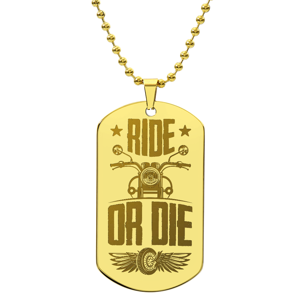 Dog Tag Necklace - Engraved