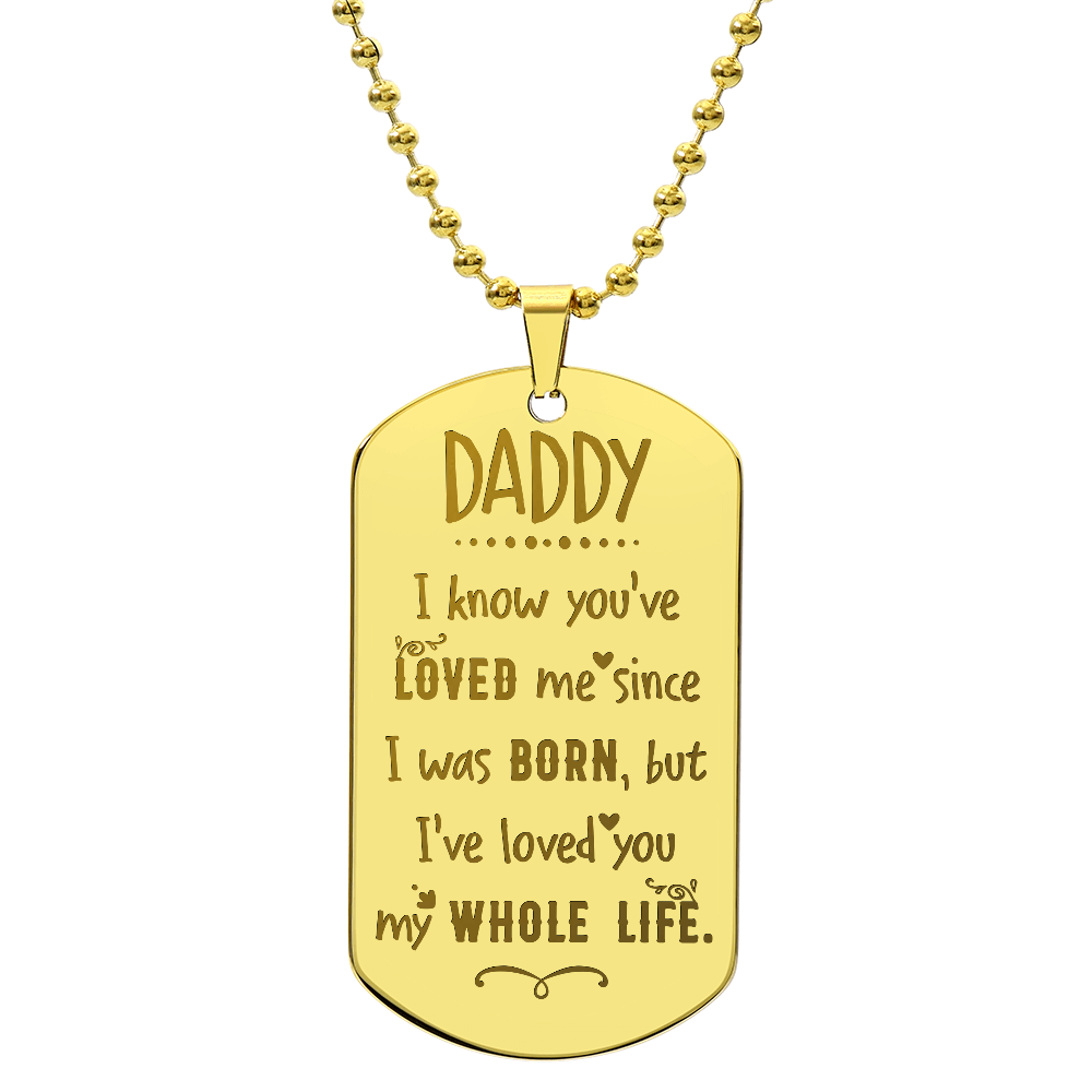 Dog Tag Necklace - Engraved