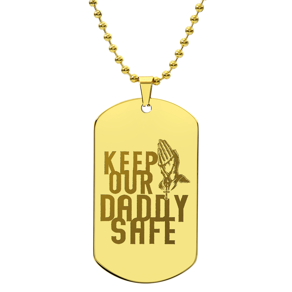 Dog Tag Necklace - Engraved