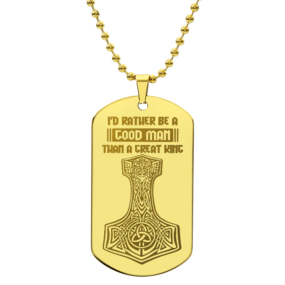 Dog Tag Necklace - Engraved