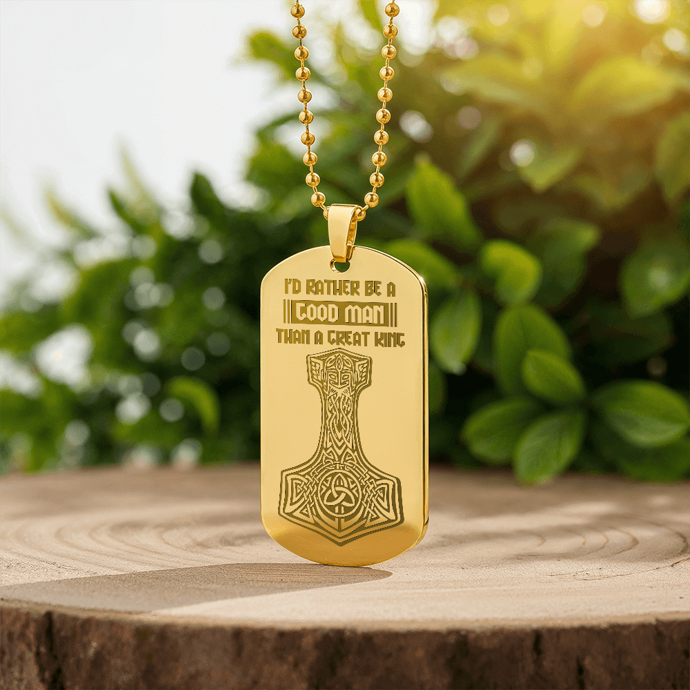 Dog Tag Necklace - Engraved