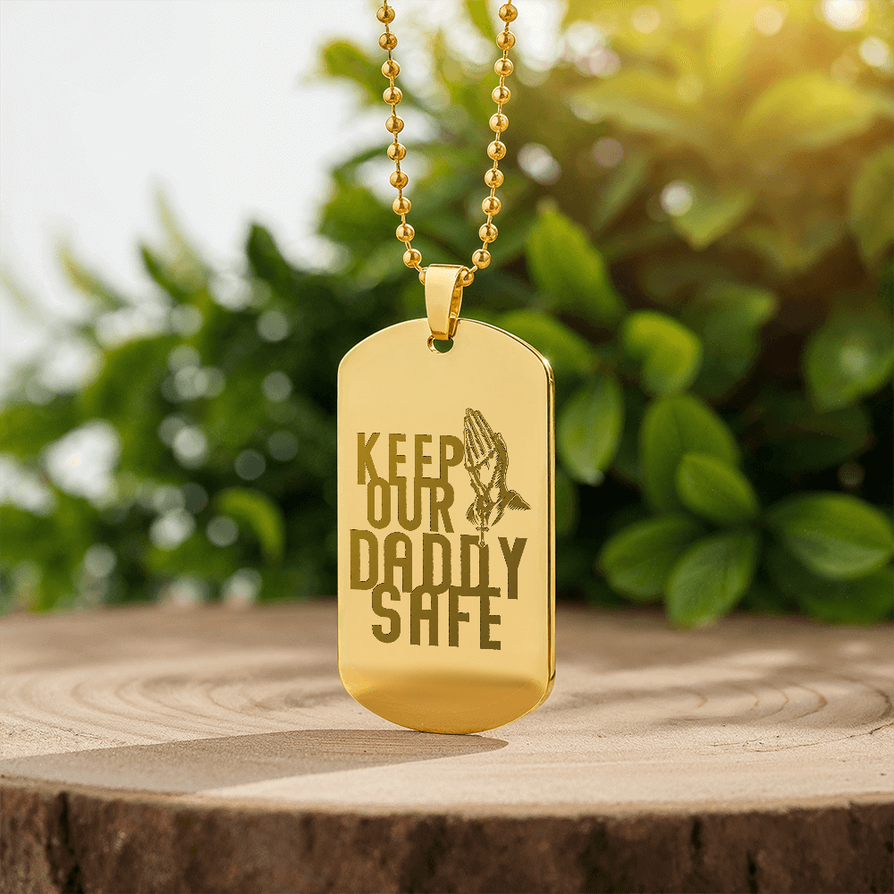 Dog Tag Necklace - Engraved