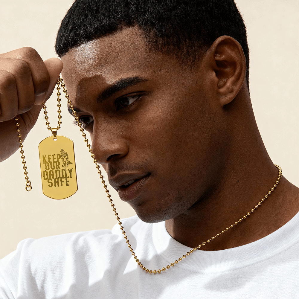 Dog Tag Necklace - Engraved