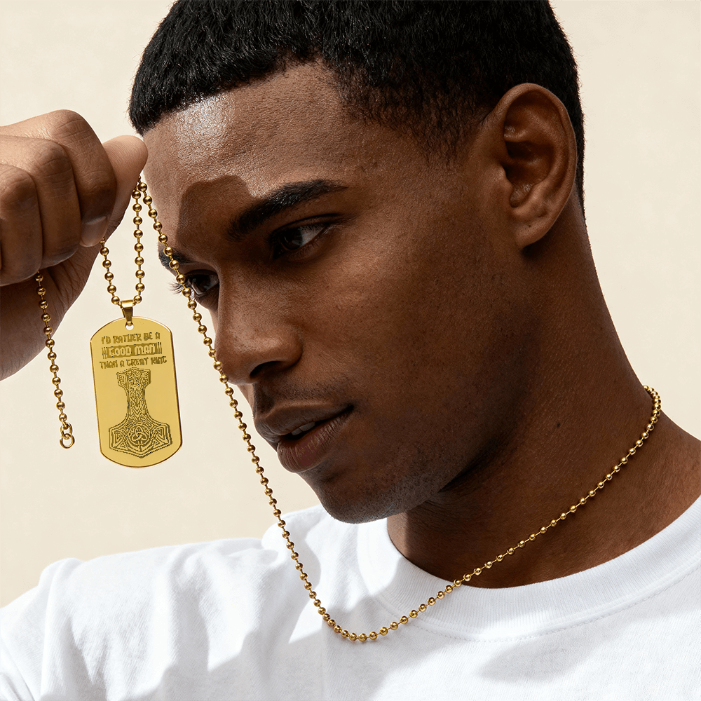 Dog Tag Necklace - Engraved