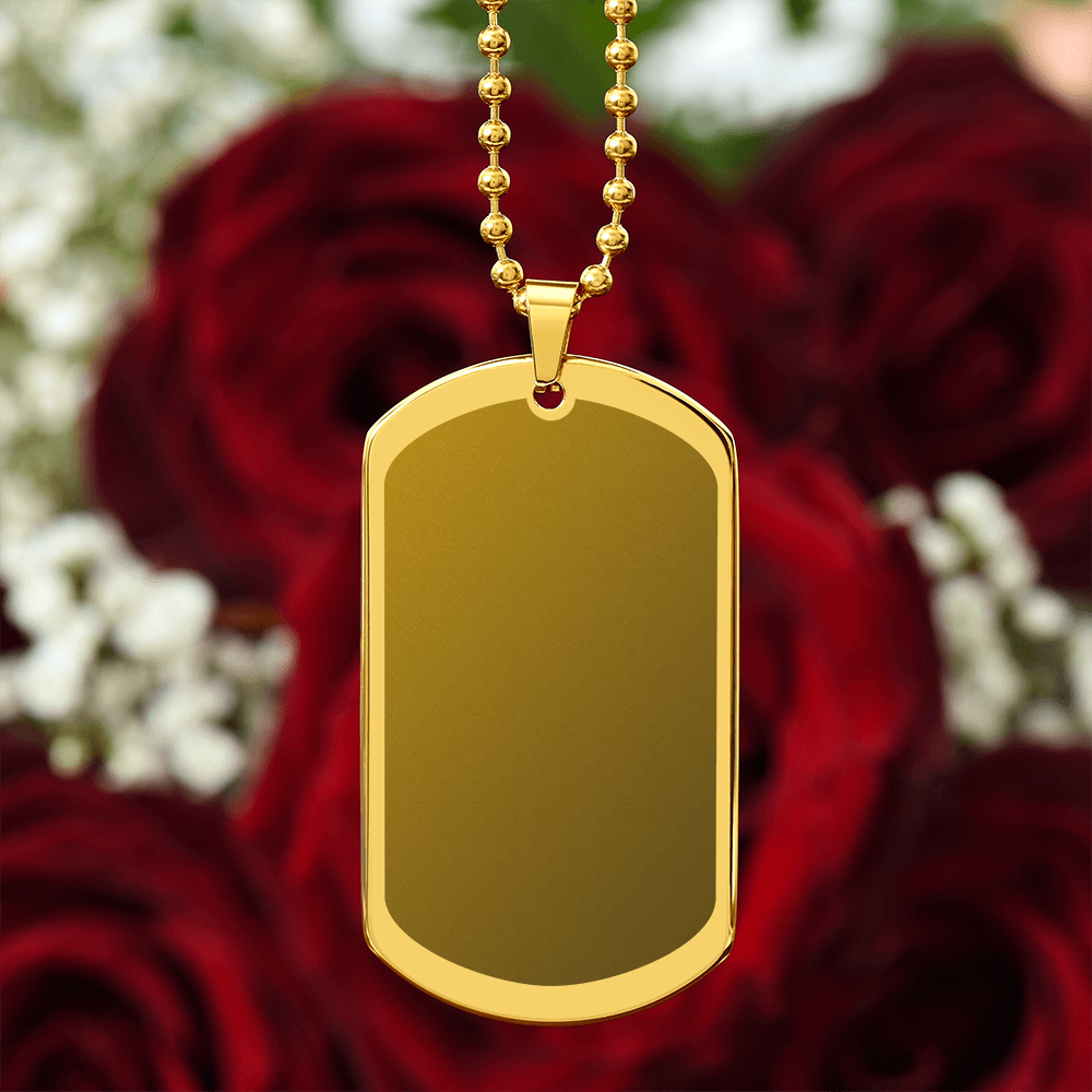 Dog Tag Necklace - Engraved