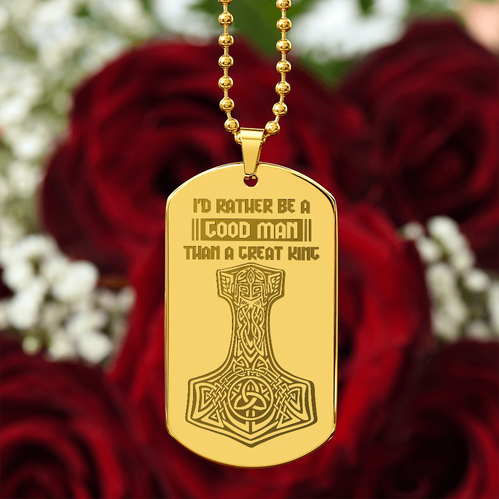 Dog Tag Necklace - Engraved