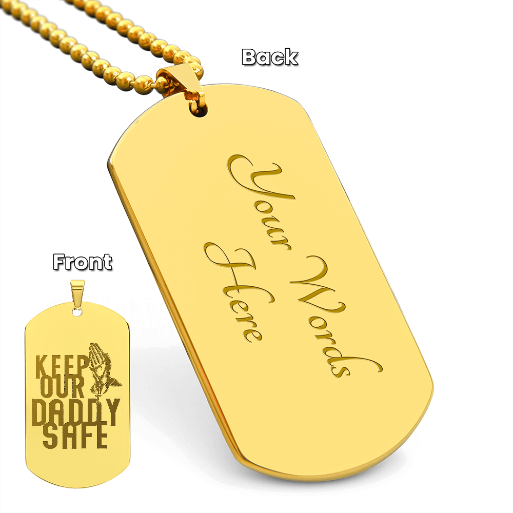 Dog Tag Necklace - Engraved