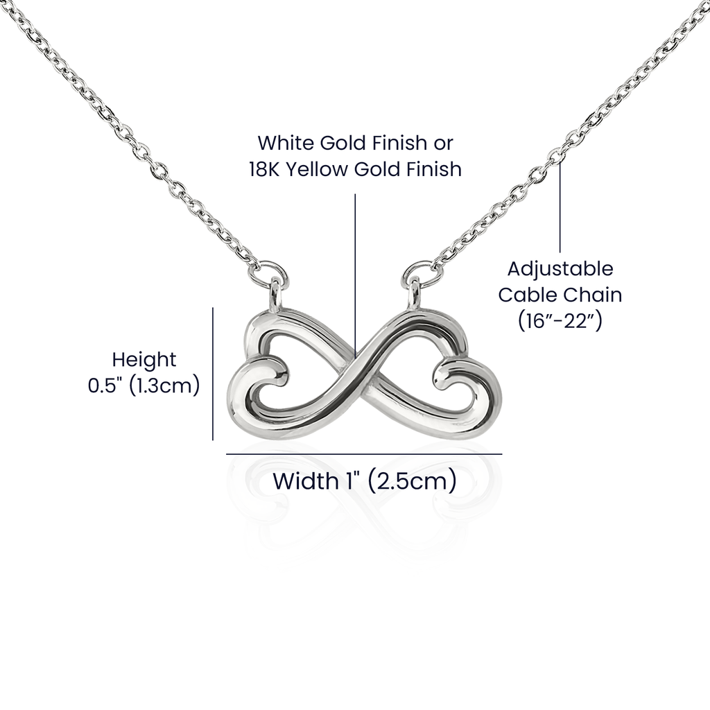 Beautiful Wife Lucky I Am Endless Love Necklace