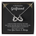 Beautiful Girlfriend Forever and Always Endless Love Necklace