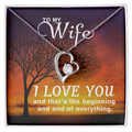 Forever Love Heart Necklace Gift for Her