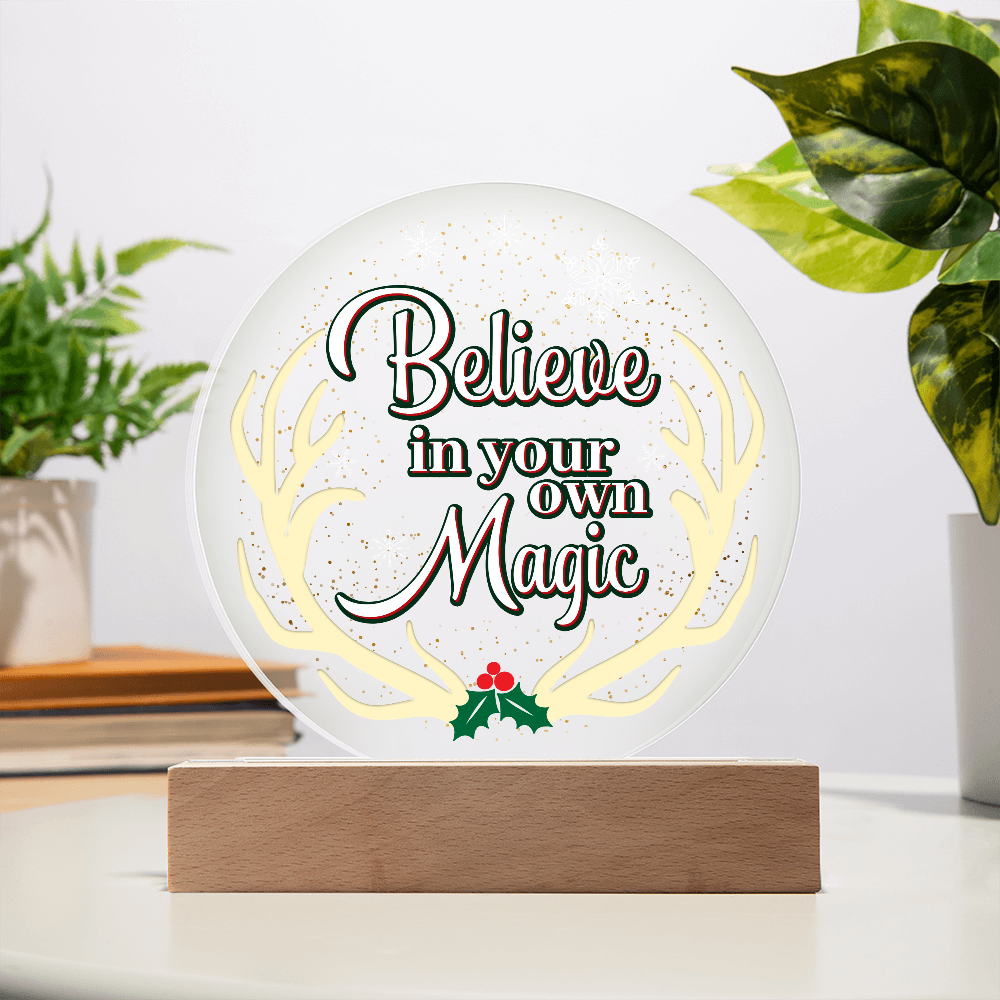 Acrylic Circle Plaque Keepsake Gift