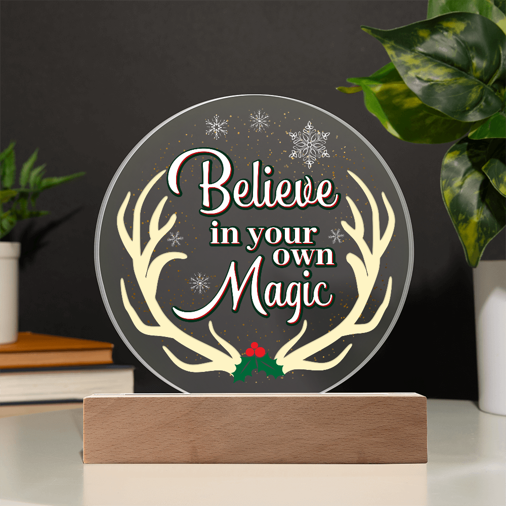 Acrylic Circle Plaque Keepsake Gift