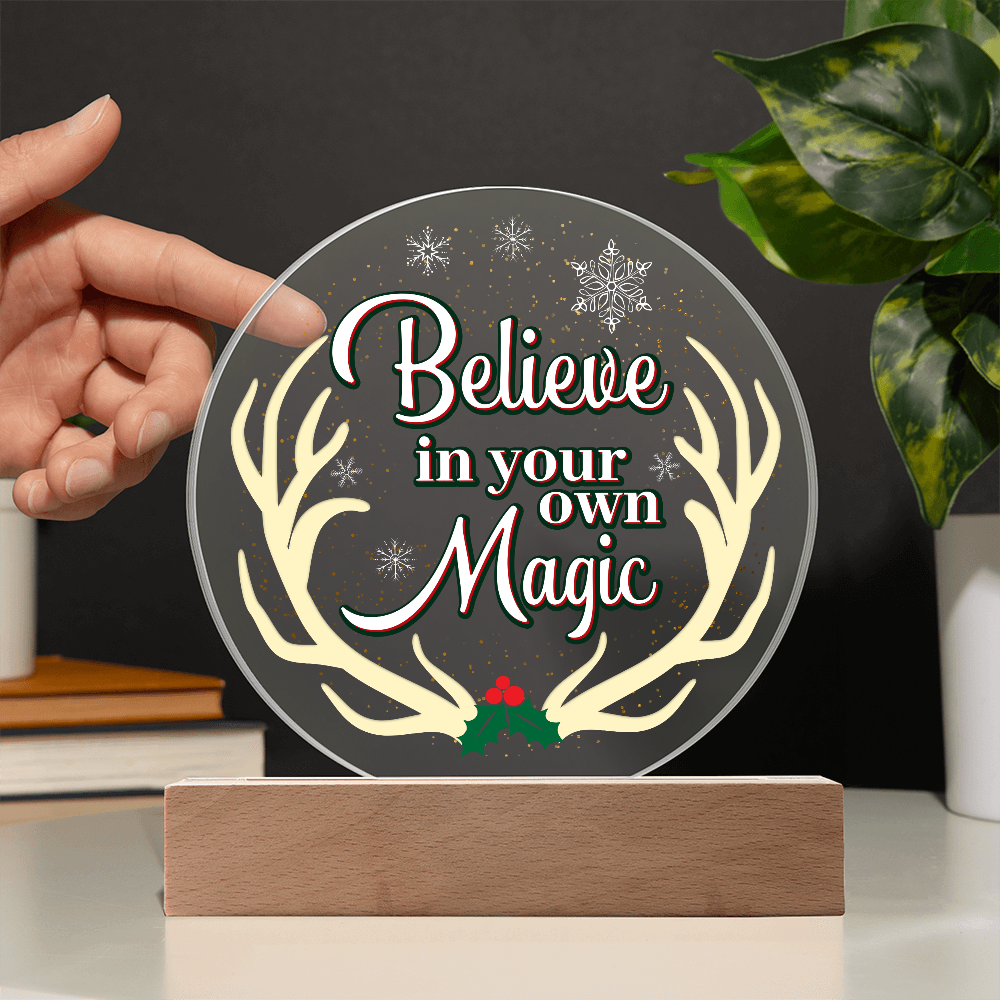 Acrylic Circle Plaque Keepsake Gift