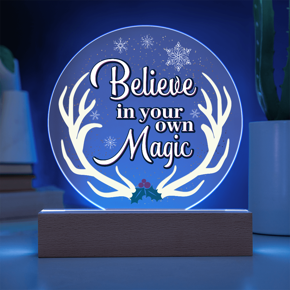 Acrylic Circle Plaque Keepsake Gift