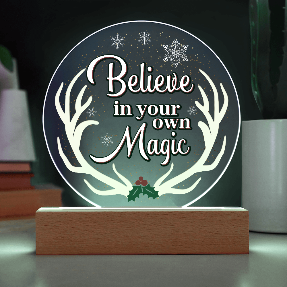 Acrylic Circle Plaque Keepsake Gift