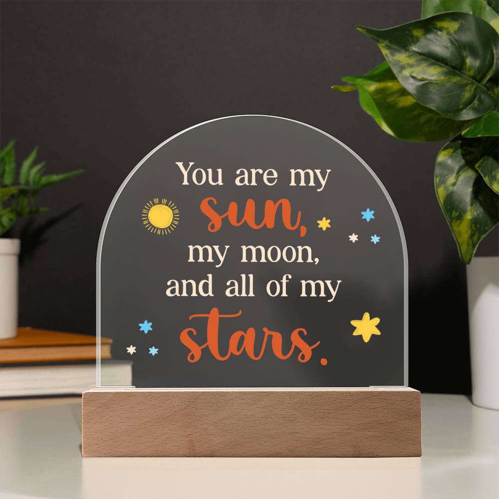 Acrylic Dome Plaque Keepsake Gift