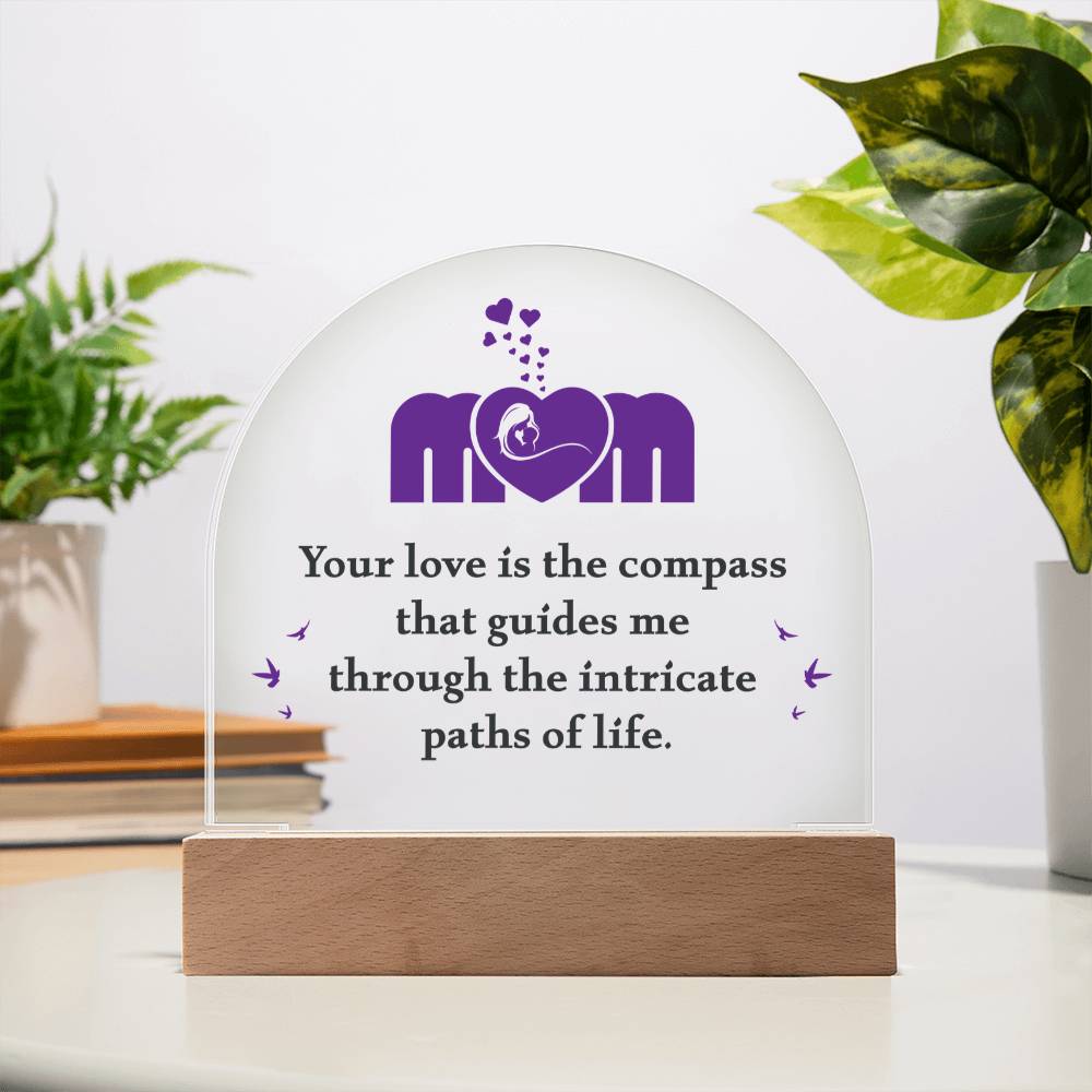 Acrylic Dome Plaque Keepsake Gift