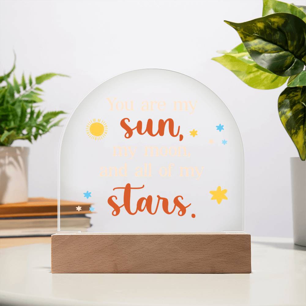Acrylic Dome Plaque Keepsake Gift