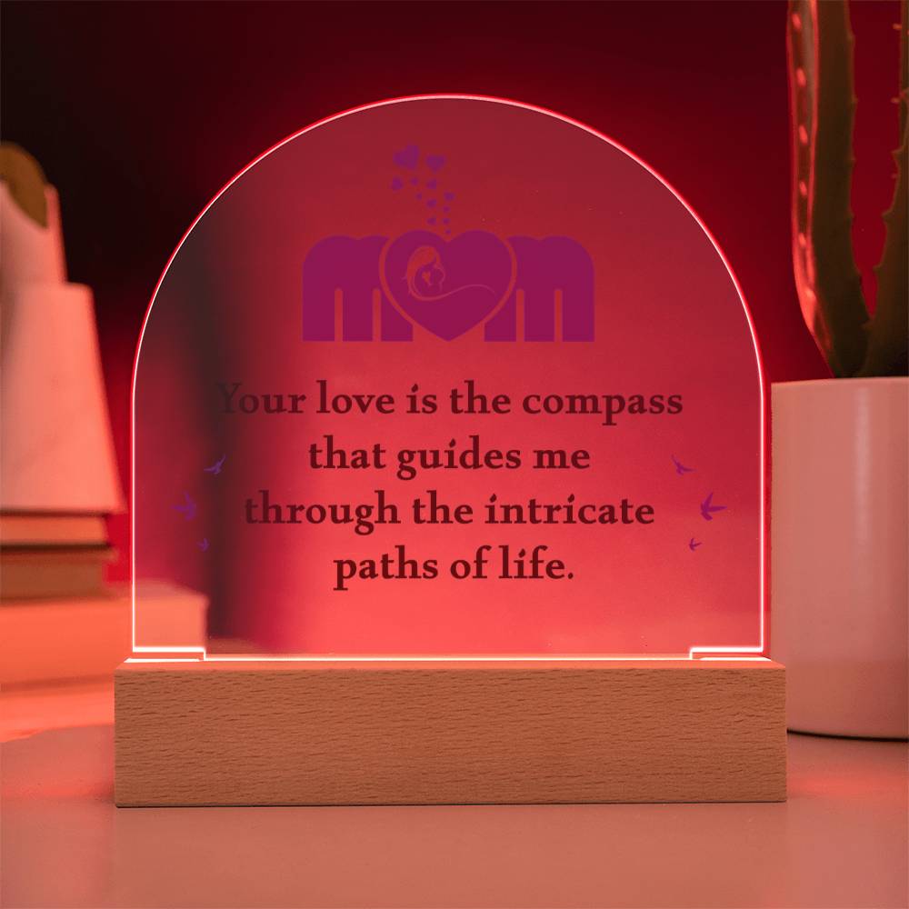 Acrylic Dome Plaque Keepsake Gift