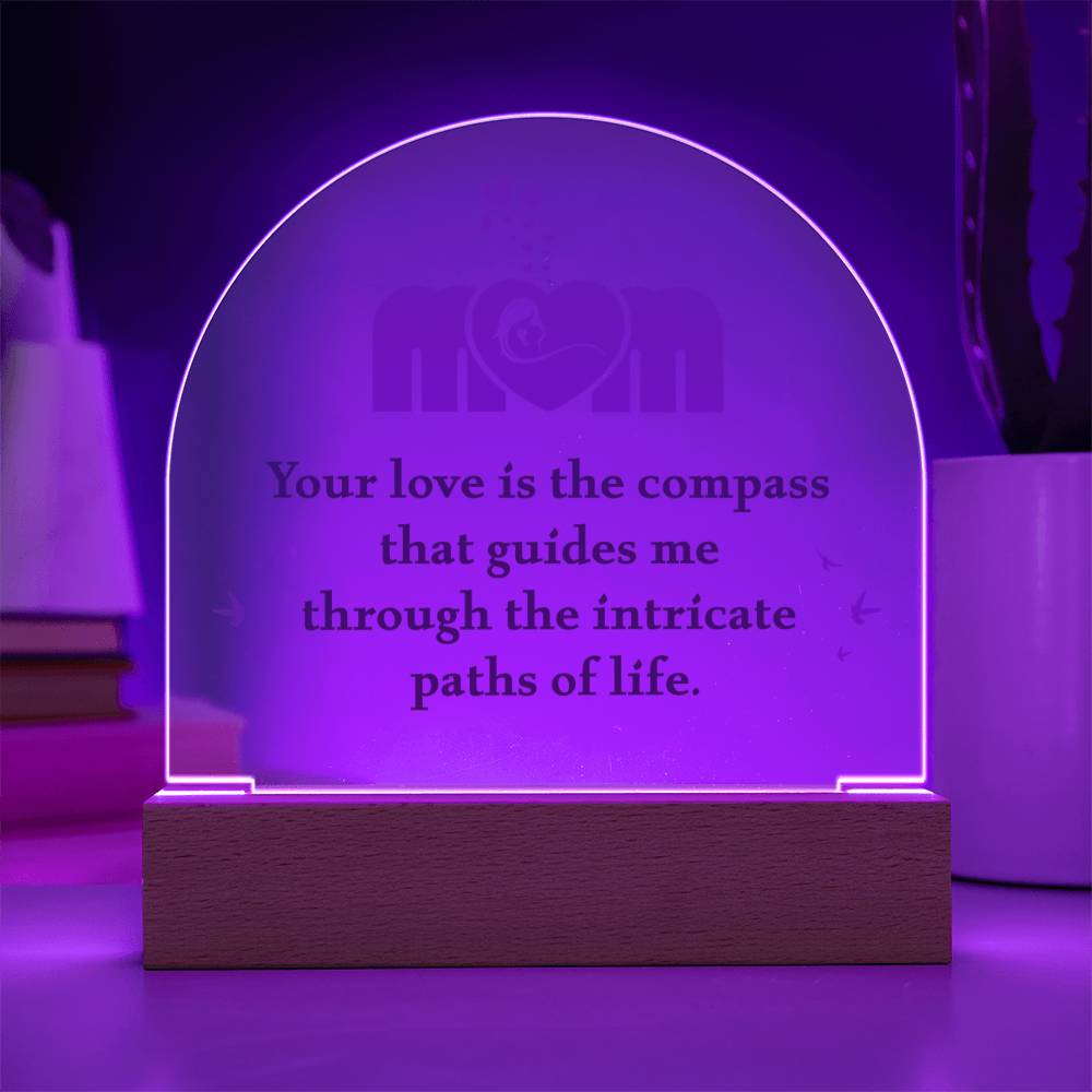 Acrylic Dome Plaque Keepsake Gift