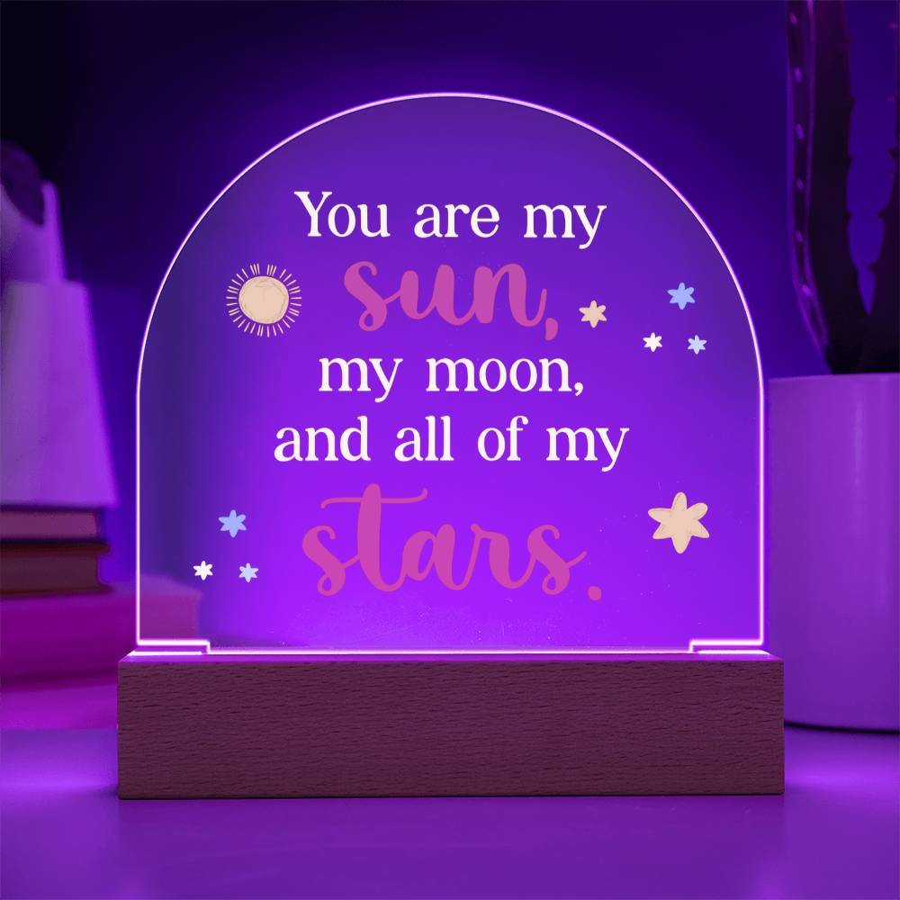 Acrylic Dome Plaque Keepsake Gift