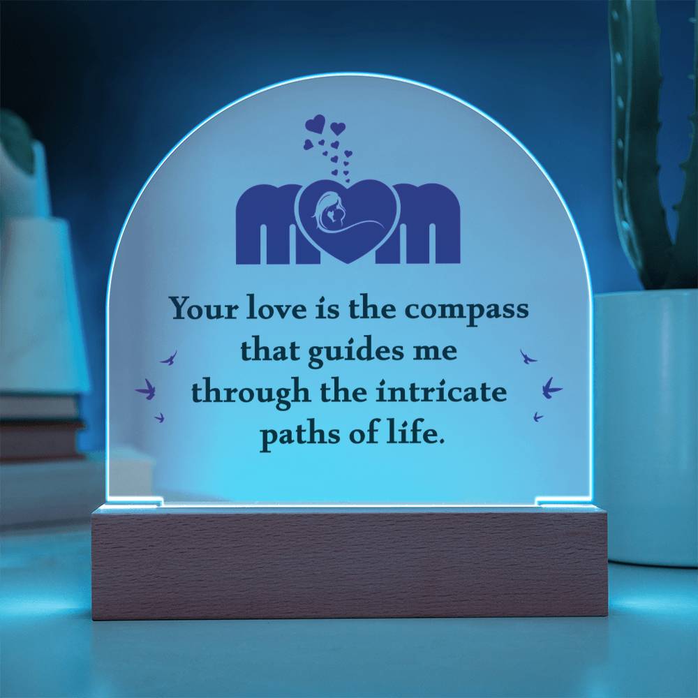 Acrylic Dome Plaque Keepsake Gift