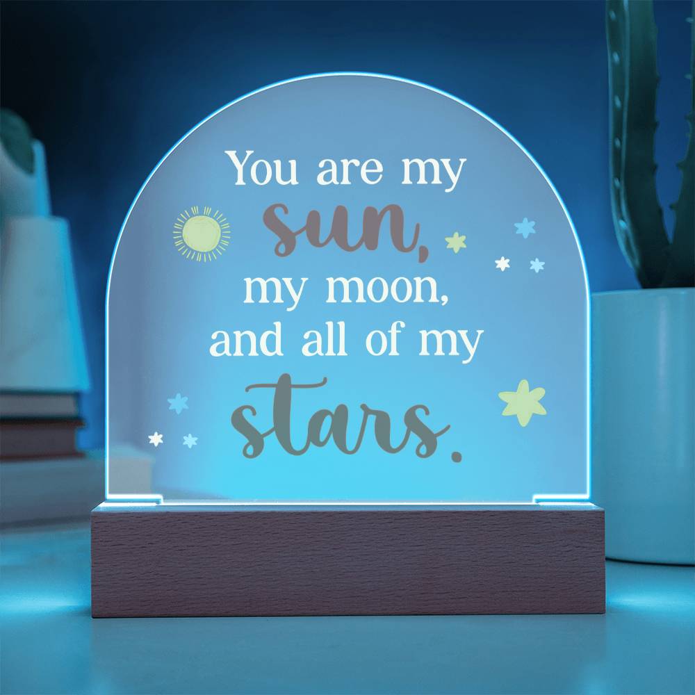 Acrylic Dome Plaque Keepsake Gift