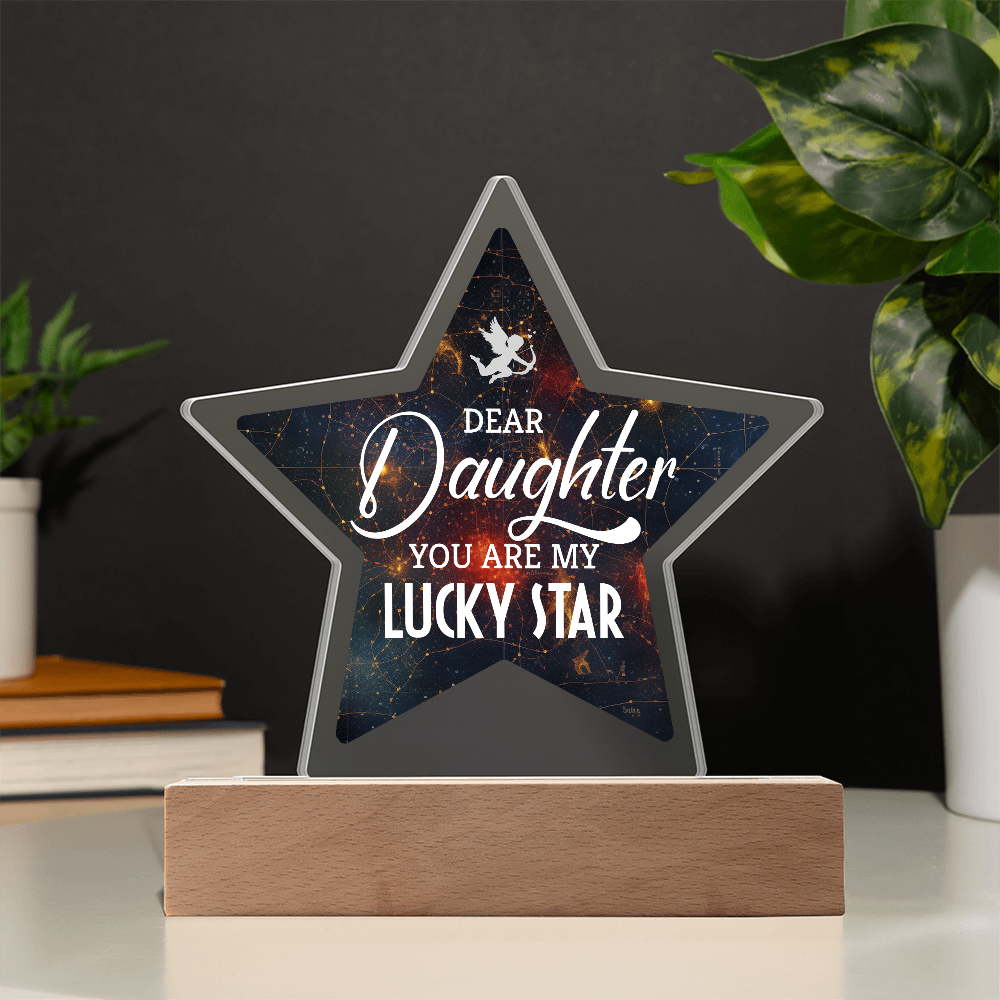 Acrylic Star Plaque Keepsake Gift
