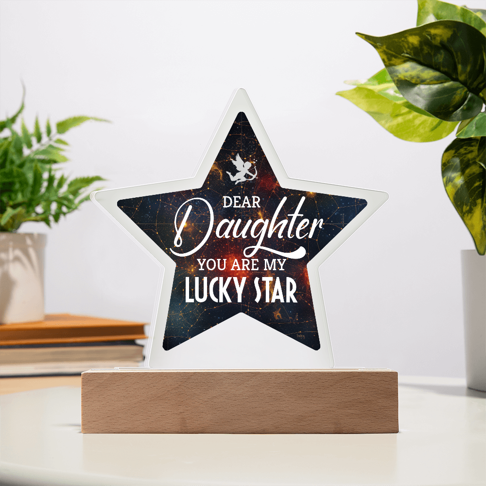 Acrylic Star Plaque Keepsake Gift
