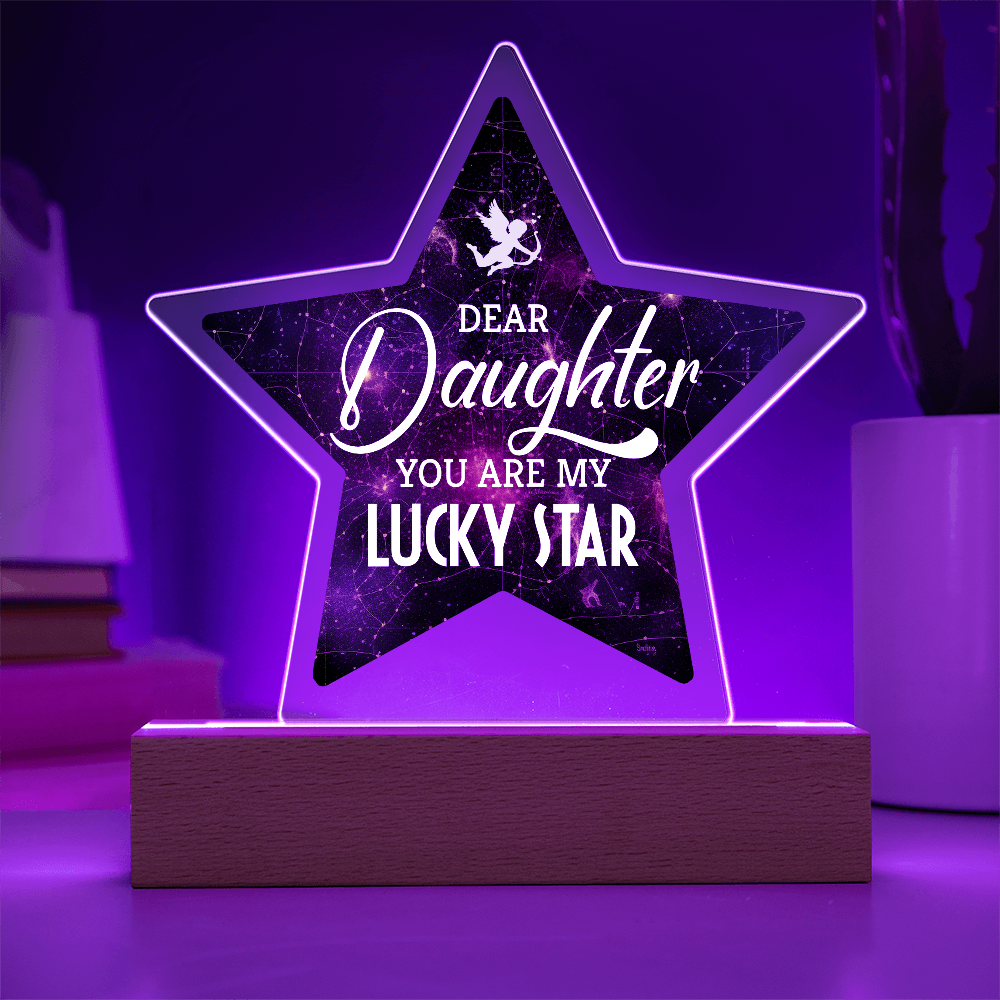 Acrylic Star Plaque Keepsake Gift