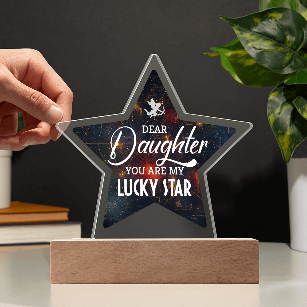 Acrylic Star Plaque Keepsake Gift