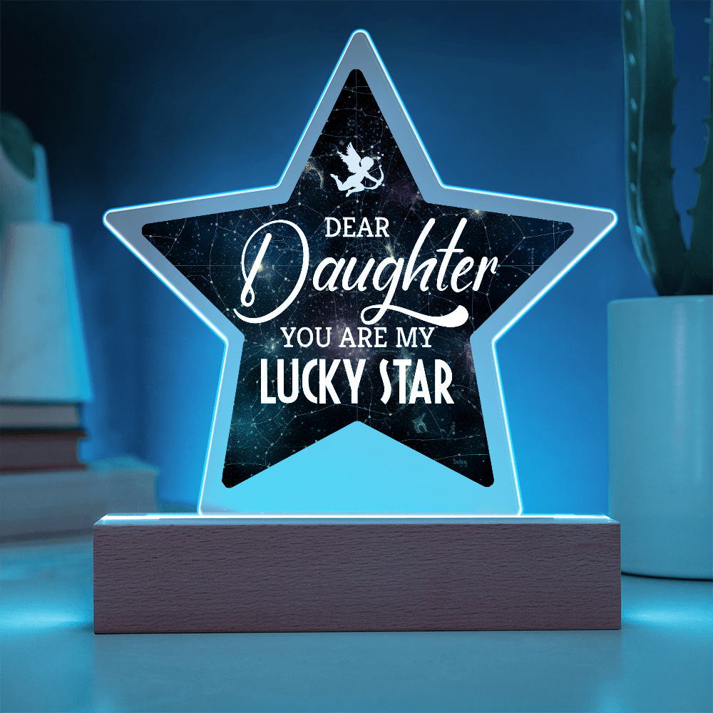 Acrylic Star Plaque Keepsake Gift