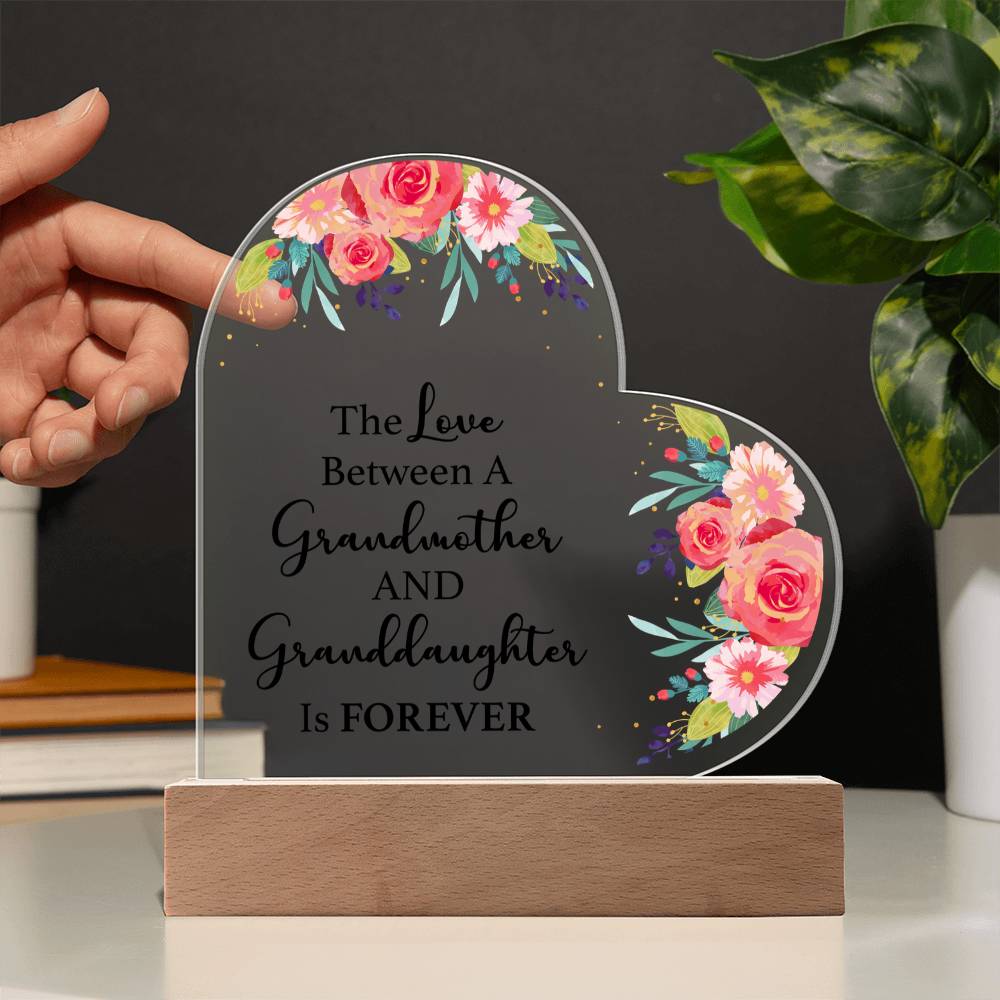 Acrylic Heart Plaque