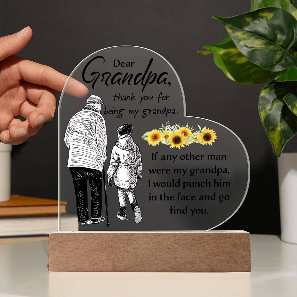 Acrylic Heart Plaque