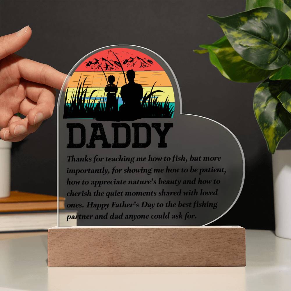 Acrylic Heart Plaque
