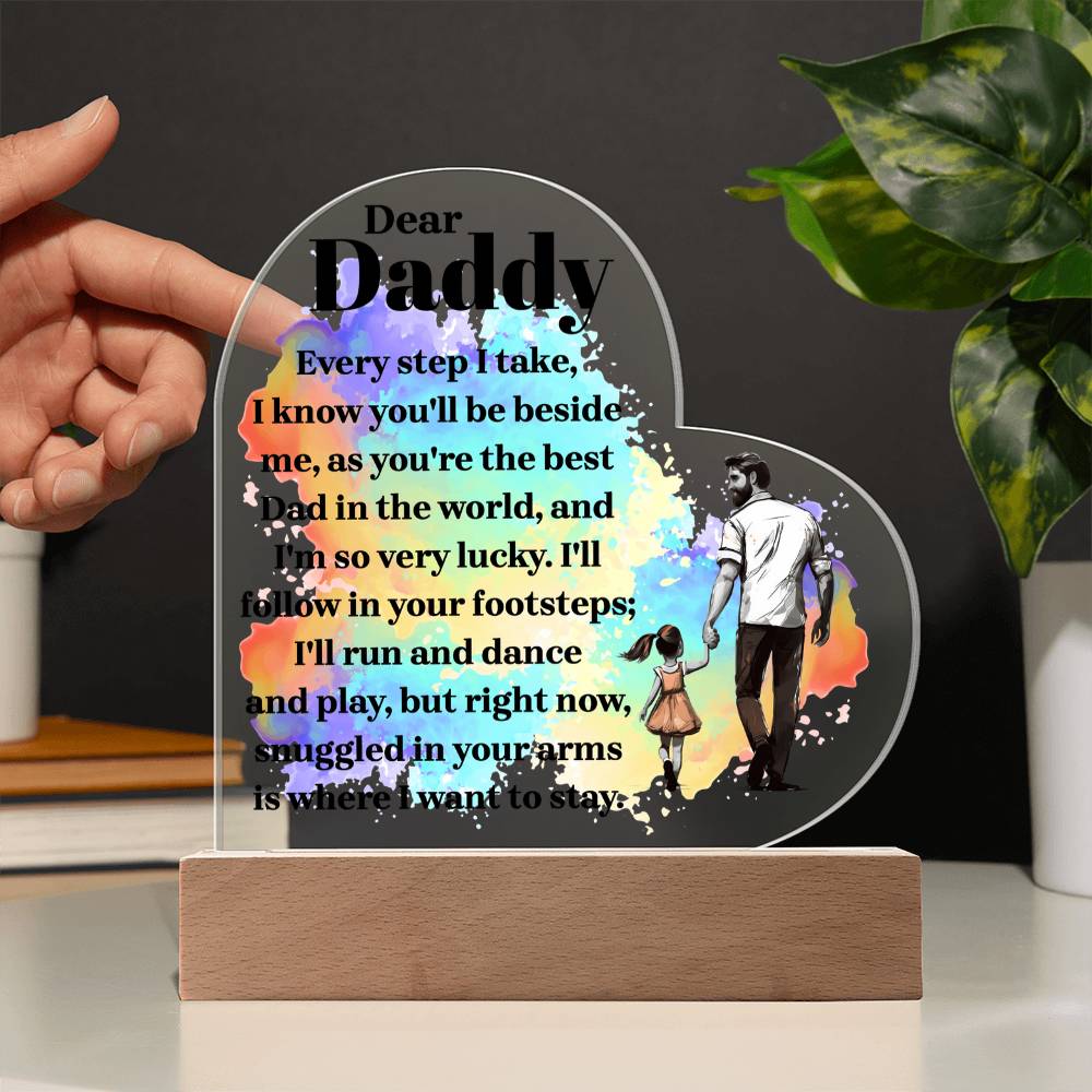 Acrylic Heart Plaque