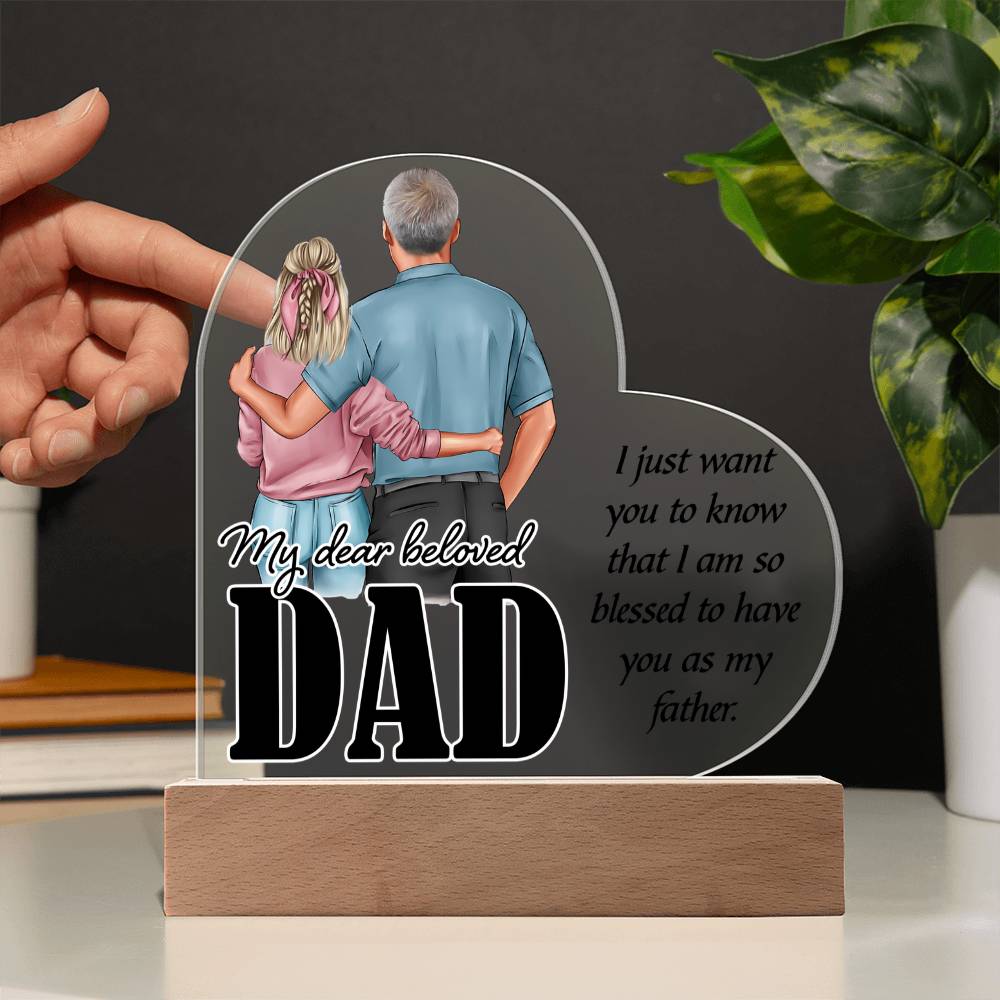 Acrylic Heart Plaque