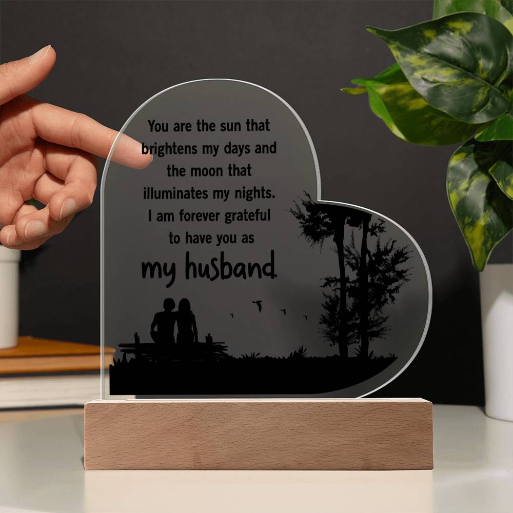 Acrylic Heart Plaque