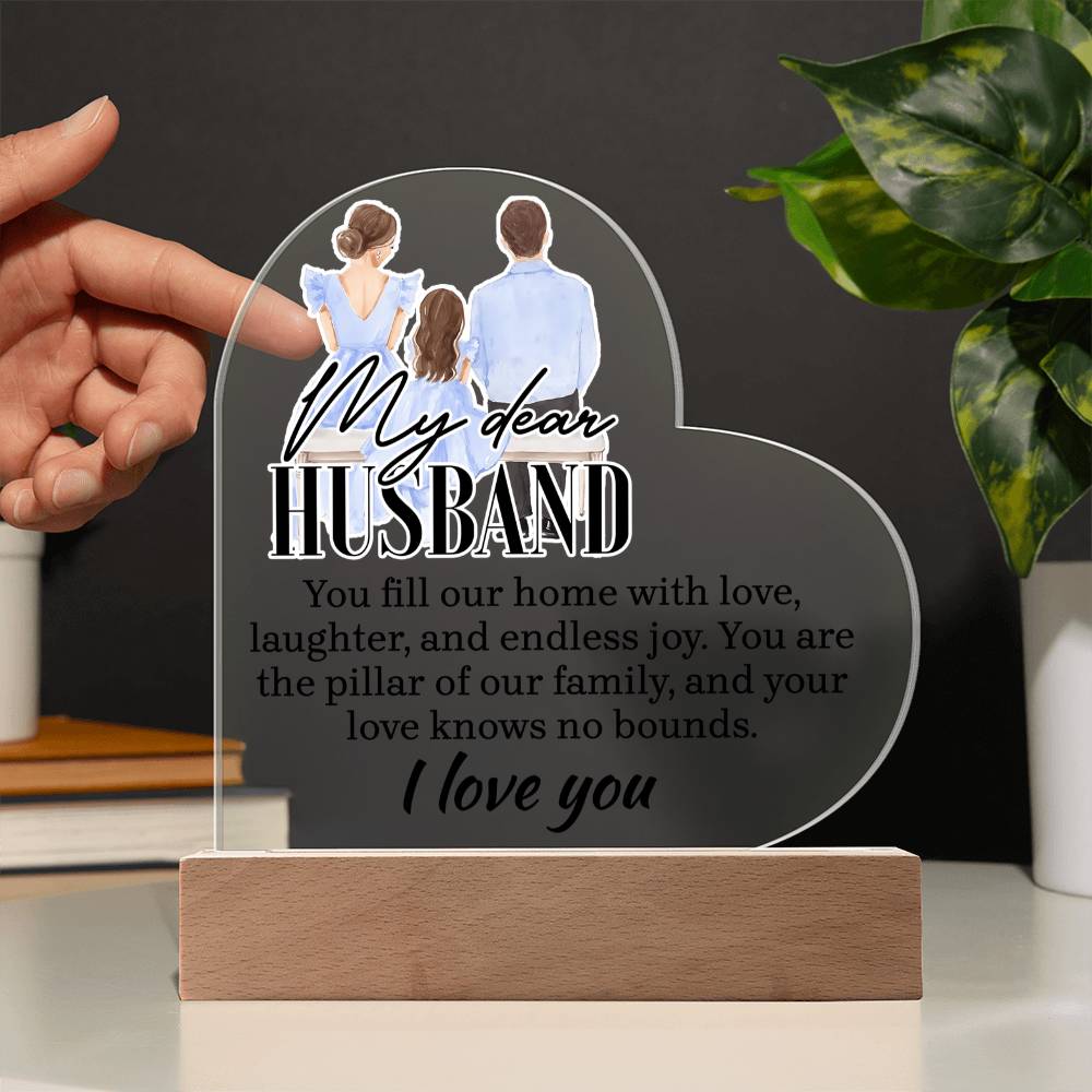 Acrylic Heart Plaque