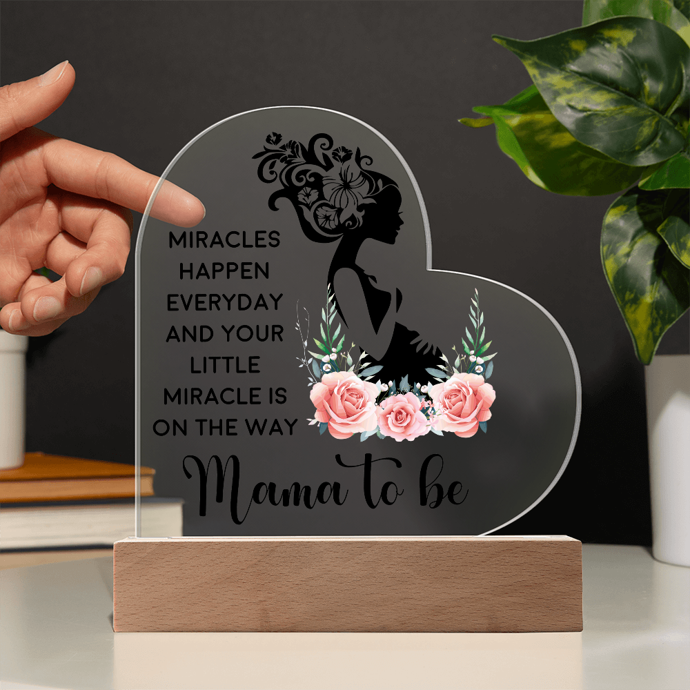 Acrylic Heart Plaque