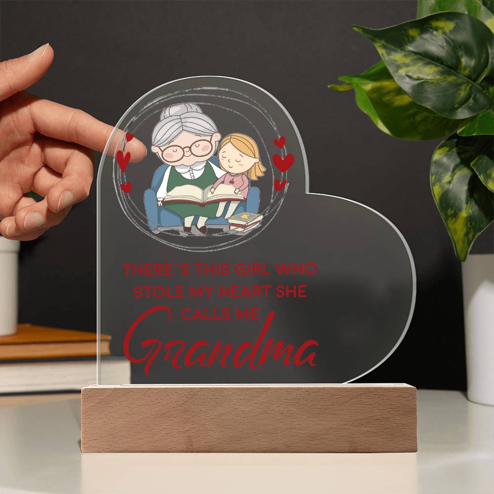Acrylic Heart Plaque