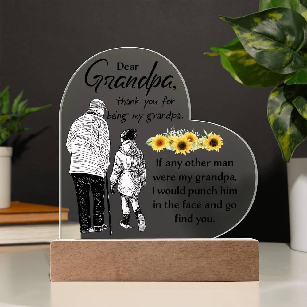 Acrylic Heart Plaque