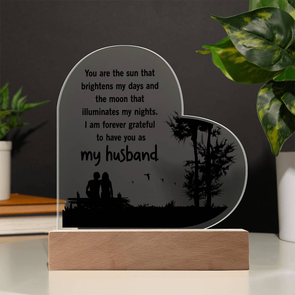 Acrylic Heart Plaque