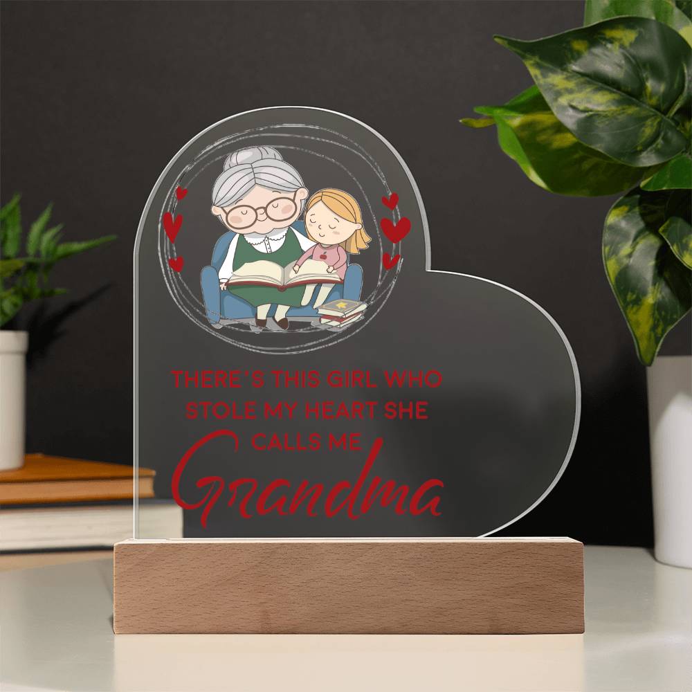 Acrylic Heart Plaque