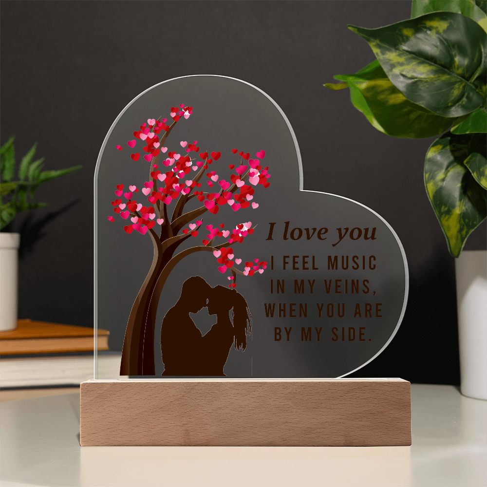 Acrylic Heart Plaque
