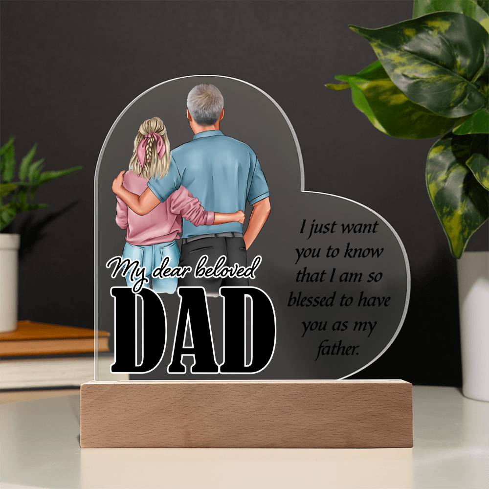 Acrylic Heart Plaque