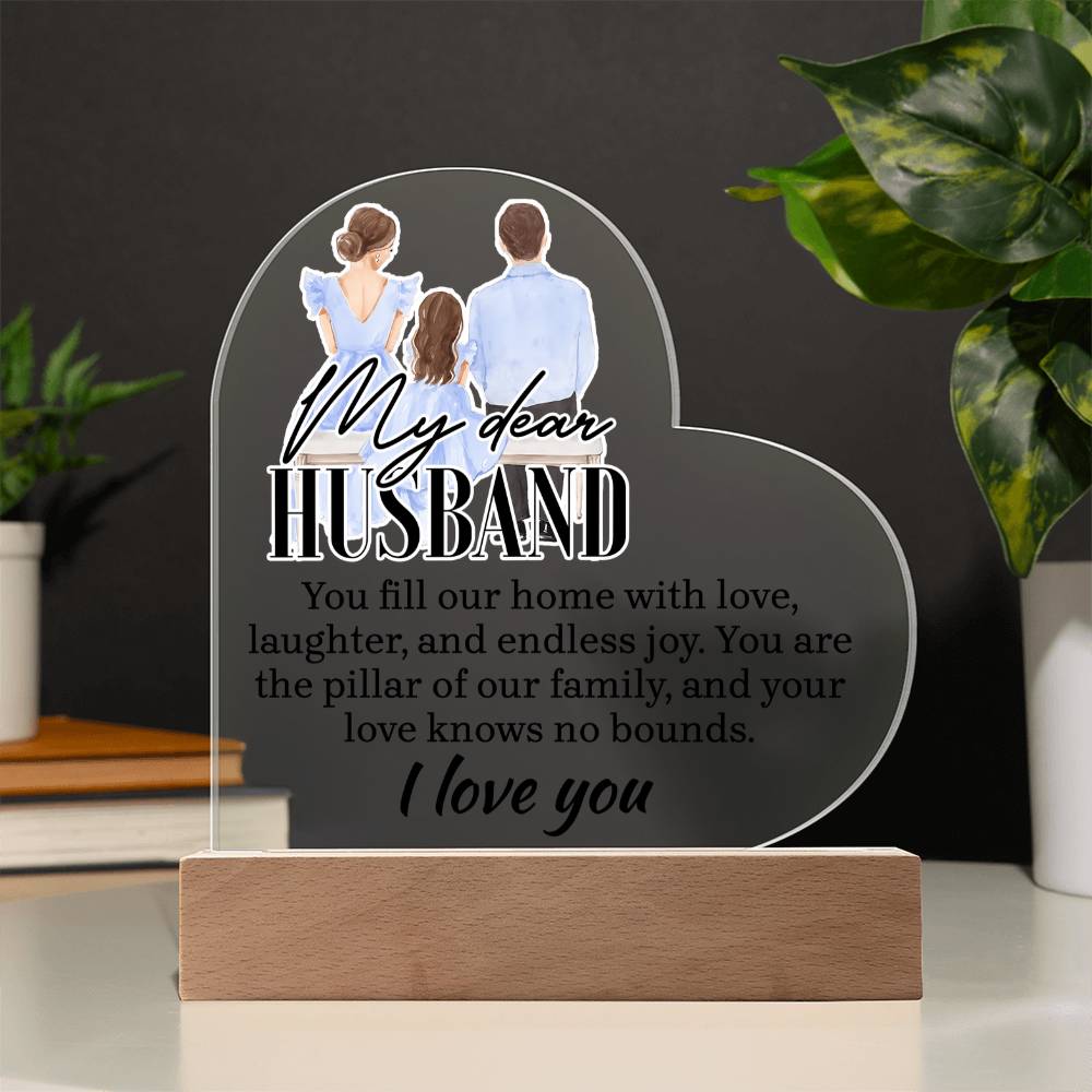 Acrylic Heart Plaque