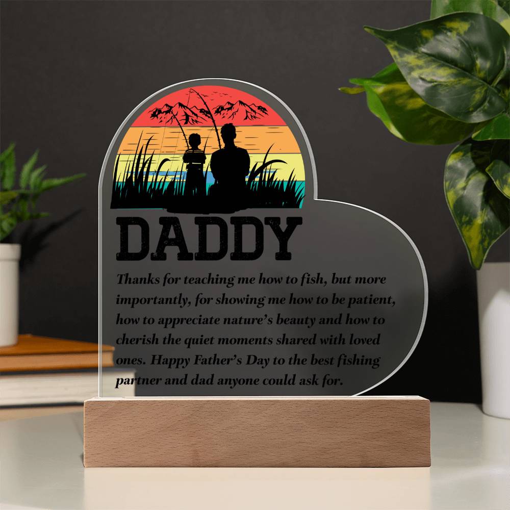 Acrylic Heart Plaque