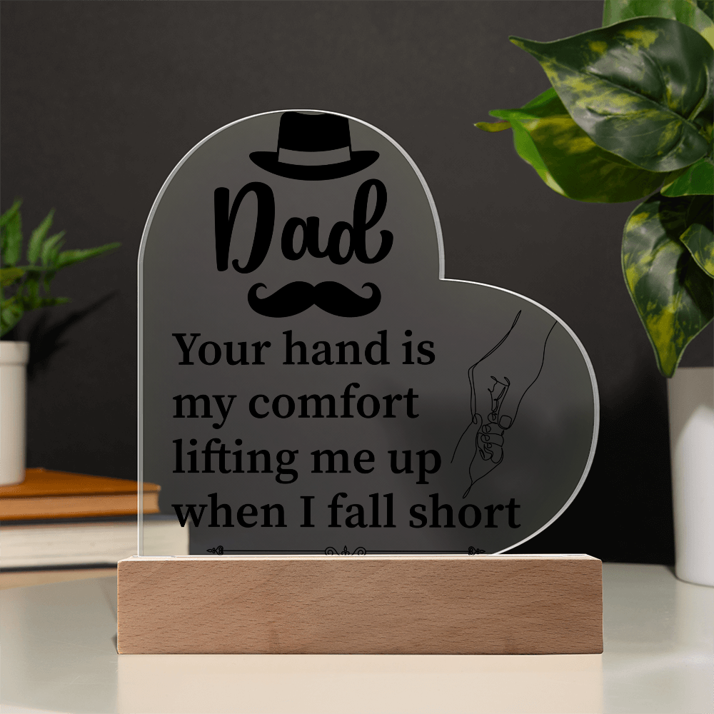 Acrylic Heart Plaque
